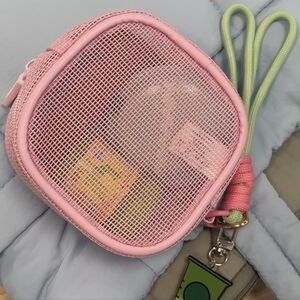 Starbucks Asia Exclusive Mini Pink Mesh Pouch BNWT